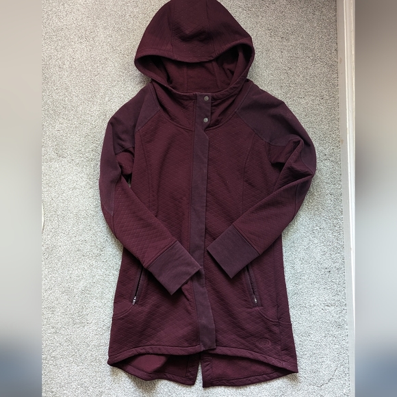 The North Face full zip tunic, burgundy, M - Picture 1 of 2